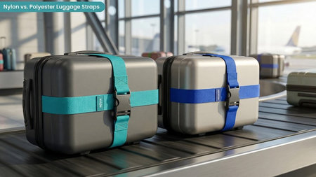 Nylon vs. Polyester Luggage Straps: Which Material Really Protects Your Bags?