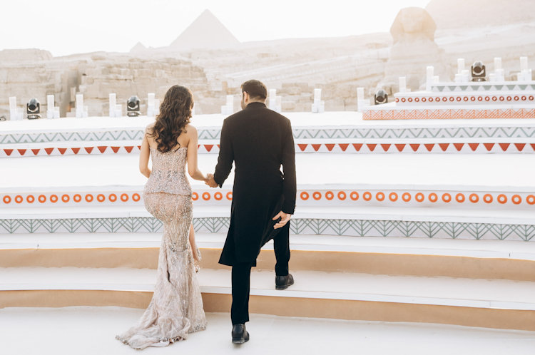 pyramids wedding